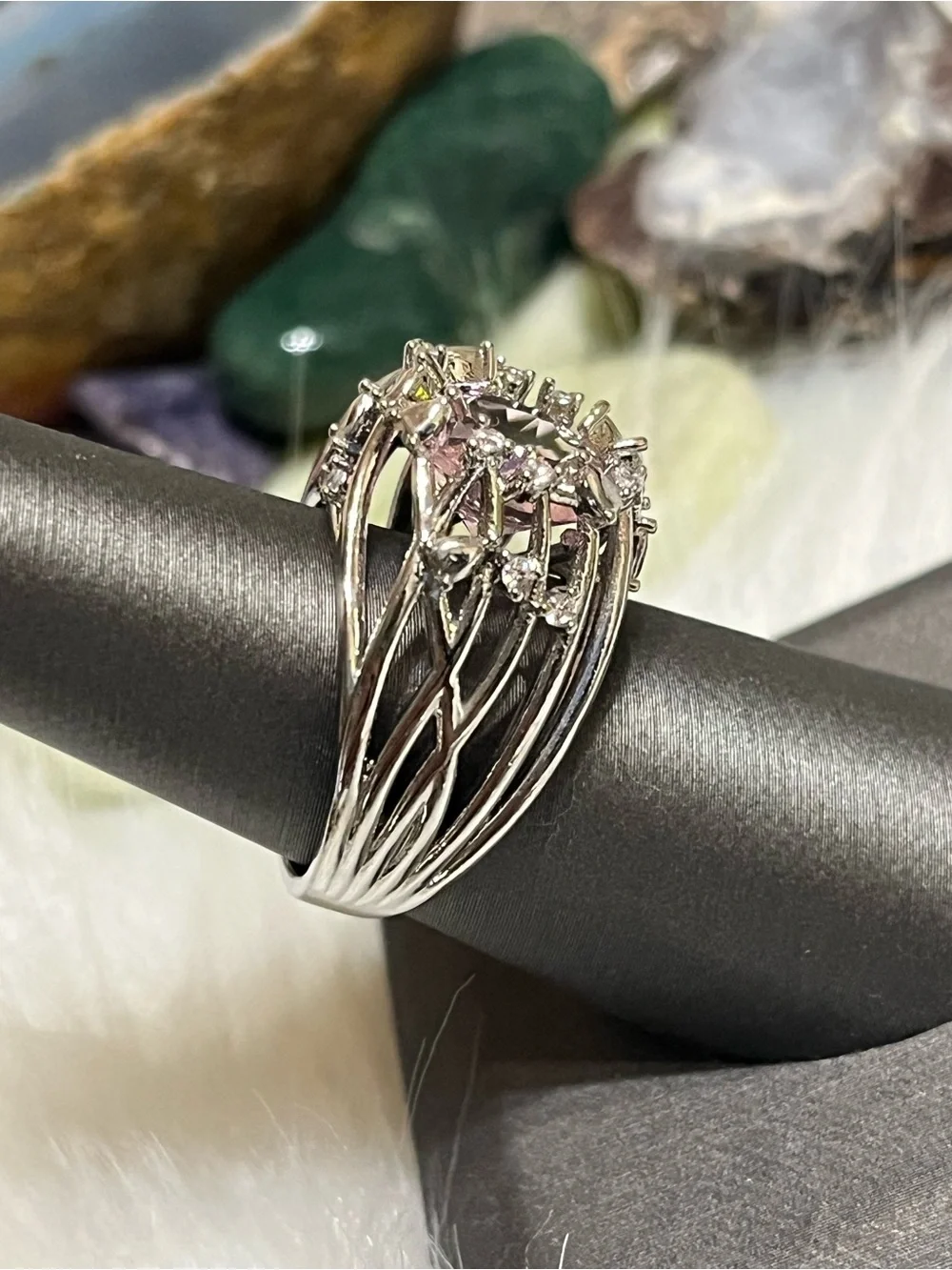Pink Cocktail Ring